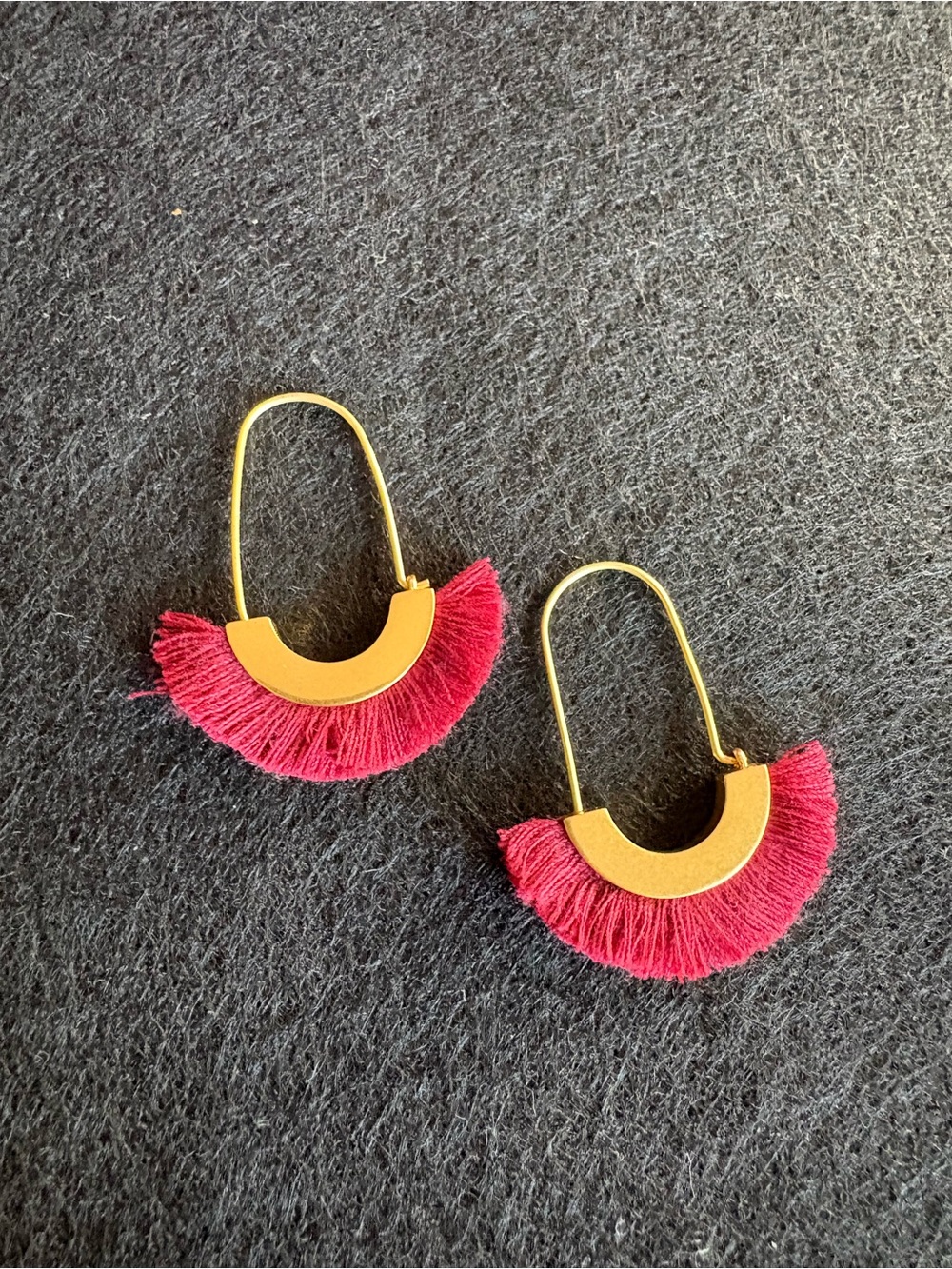 Madewell Arc Wire Fringe Earrings